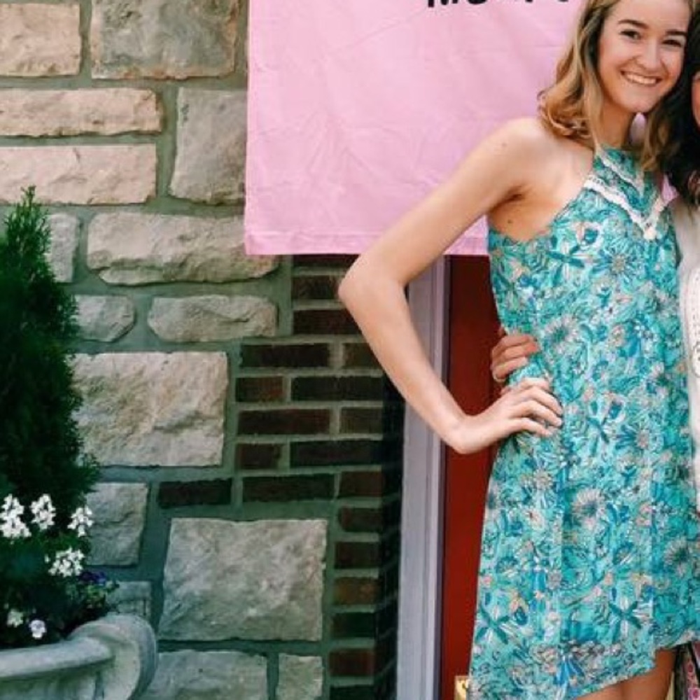 Altar’d State | Floral Halter Lace Dress Size S